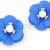 Blue Pearl Stud Earrings